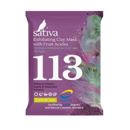 Sativa №113 Маска-гоммаж с фруктовыми кислотами 15г