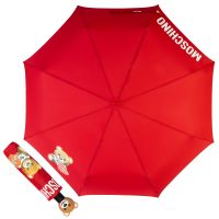 Зонт складной Moschino 8080-OCA Gift Bear Red