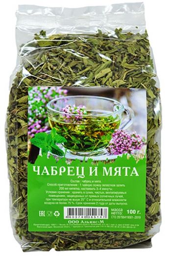 Мята и чабрец 100гр