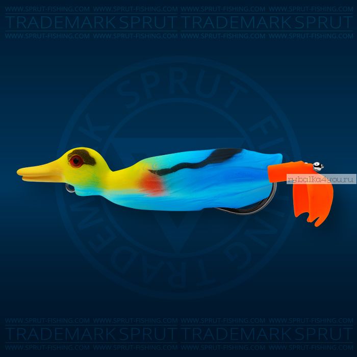 Воблер Sprut Duck Shot 100TW 100мм/16,5 гр / цвет: KF