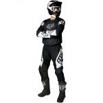 Fox 2021 180 Revn Black/White джерси и штаны для мотокросса