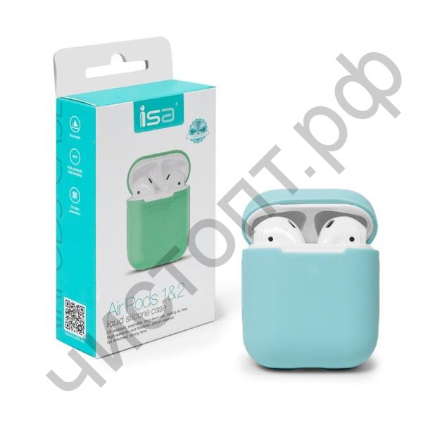 Чехол Apods Silicon Case 1/2 I Mint Creen 132