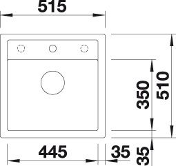 Мойка кухонная Blanco Dalago 5 518522 ФОТО