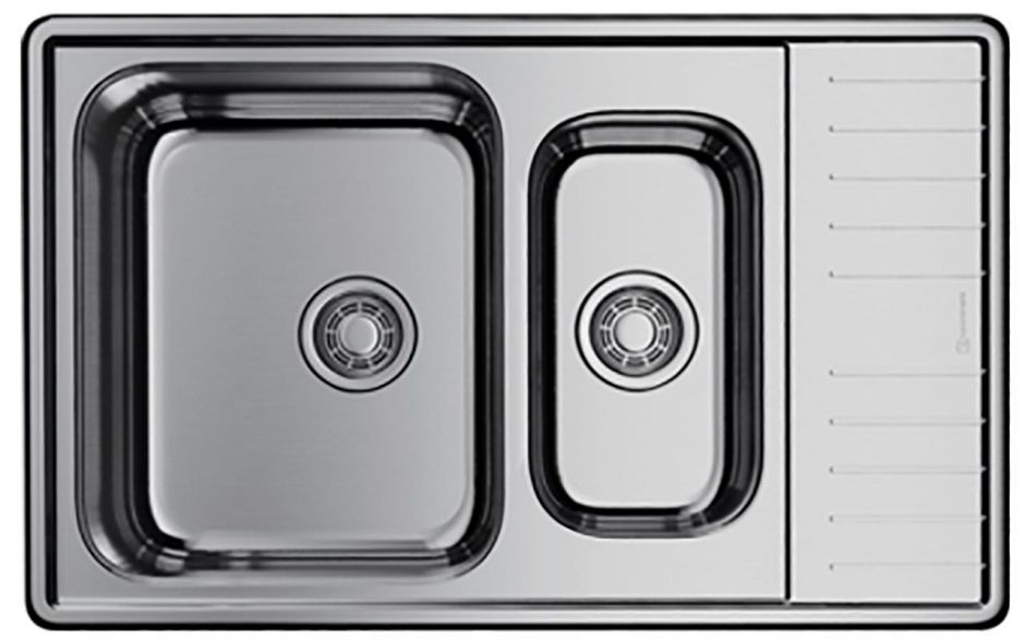 Мойка кухонная Omoikiri Sagami 79-2-IN нержавеющая сталь 4993733 79х50 см