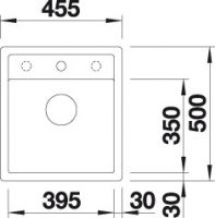 Мойка Blanco Dalago 45 F схема 3