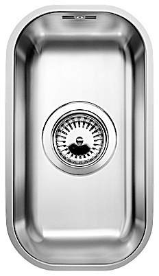 Изображение Мойка Blanco Supra 180-U 518198 с корзинчатым вентилем и коландером 20х36 см