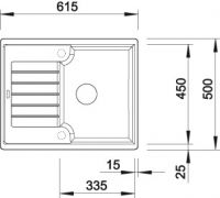 Мойка Blanco Zia 40S 520624 схема 4