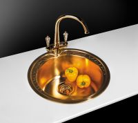 Кухонная мойка Omoikiri Tovada 49-1-AB латунь 49х18 см схема 2