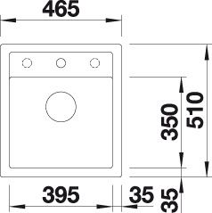 Мойка Blanco Dalago 45 518846 схема 4