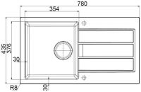 Кухонная мойка Blanco Franke SID 611-78/35 схема 2