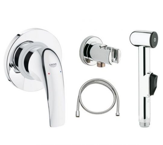 Изображение Гигиенический душ GROHE BauCurve 123072 со смесителем