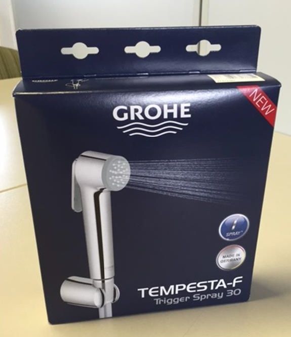 Гигиенический душ Grohe Tempesta-F 26354000 с душевым шлангом Silverflex 1250 мм схема 3