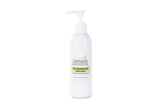 Очищающий гель с маслом чайного дерева ANTI-ACNE Lamaris для проблемной кожи лица - 200, 500 мл
