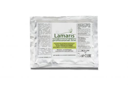 Альгинатная активная маска питательная с эффектом регенерации Lamaris - 30,180,400 г
