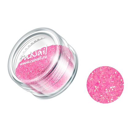 ruNail, блестки (светло-розовый)