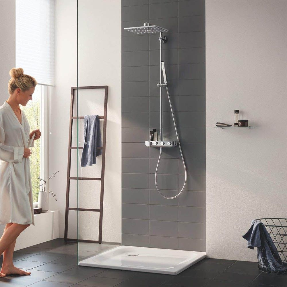 Душевая система с термостатом Grohe Euphoria SmartControl 310 DUO Cube 26508000 схема 3