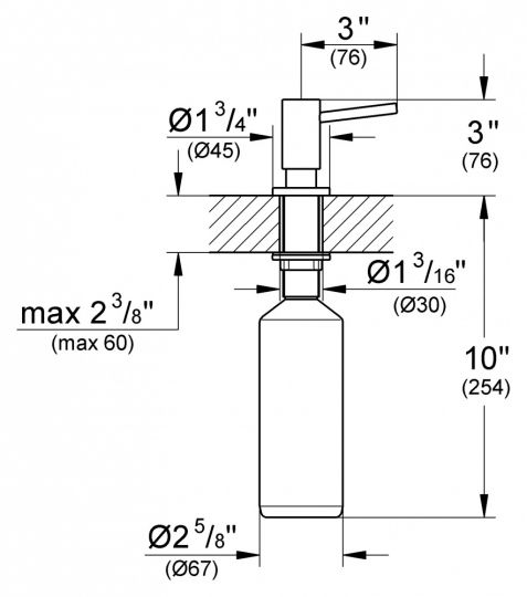 Дозатор жидкого мыла Grohe Cosmopolitan 40535DC0 ФОТО