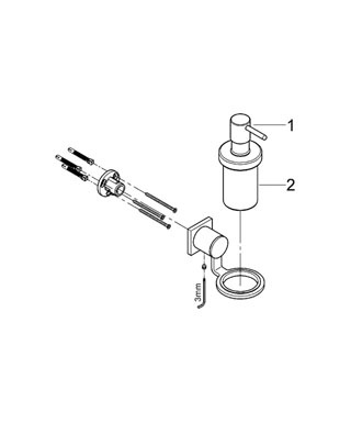 Дозатор для жидкого мыла Grohe Allure 40363000 ФОТО