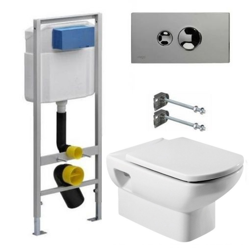 Изображение Инсталляция Viega с унитазом Roca Dama Senso 7.3465.1.700.0