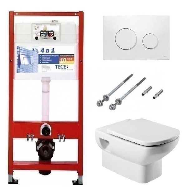 Изображение Инсталляция Tece с унитазом Roca Dama Senso 346517000