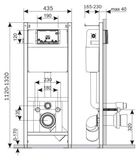 Инсталляция Am.Pm с унитазом Roca Dama Senso 346517000 ФОТО