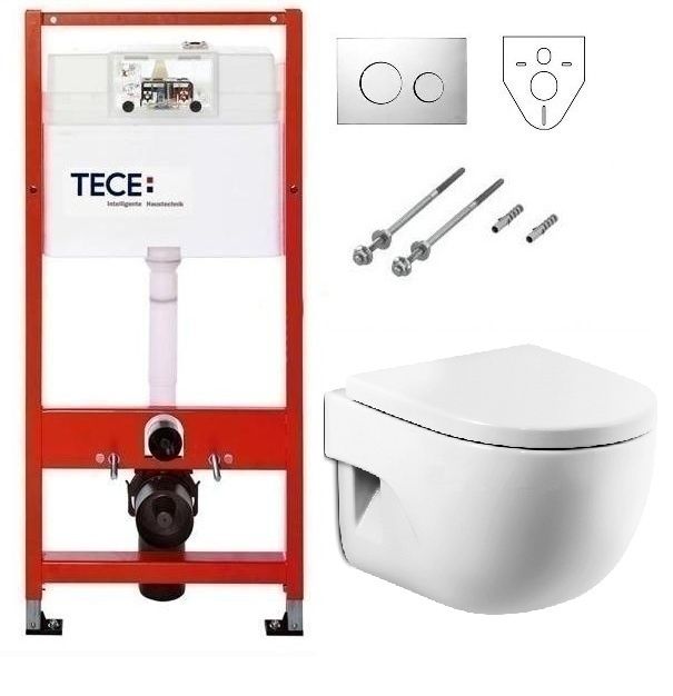 Изображение Инсталляция Tece с унитазом Roca Meridian-N Compact 346248000