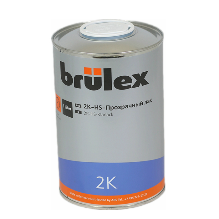 Brulex 2K HS-Прозрачный лак, объем 1л.