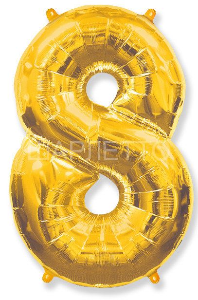 Цифра "8" золото