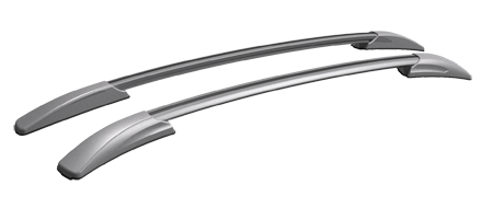 Рейлинги на Renault Arkana, серебристые