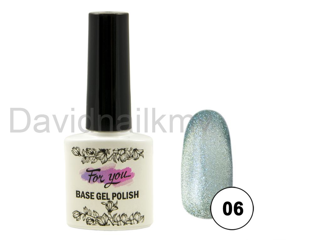 ГЕЛЬ-ЛАК FOR YOU CAT'S EYE CRYSTAL EFFECT № 06
