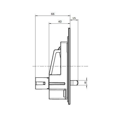 Клавиша смыва Villeroy&Boch ViConnect 92218068 (белый) схема 3