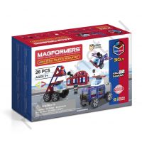 Магнитный конструктор MAGFORMERS 717001 Amazing Police & Rescue Set