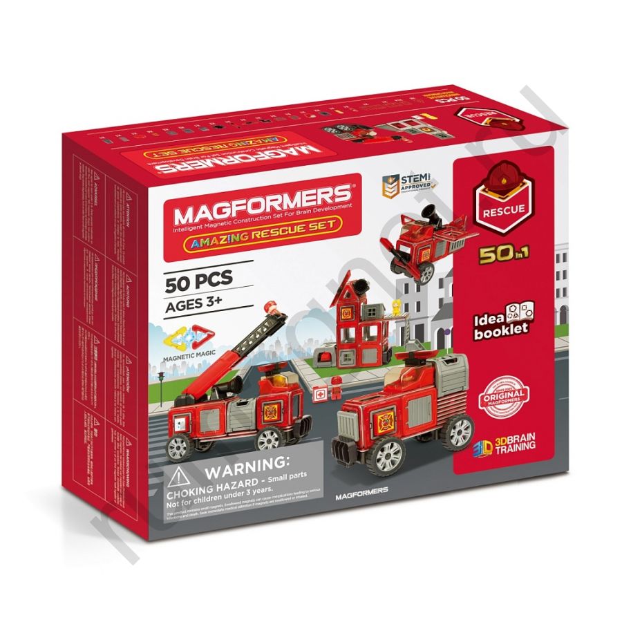 Магнитный конструктор MAGFORMERS 717003 Amazing Rescue Set