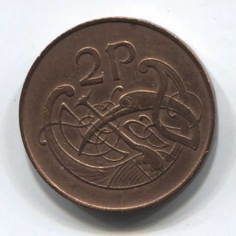 2 пенса 1971 Ирландия