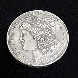 Магнитная монета Magnetic Morgan Dollar (Super Strong, 3.8cm, Brass)