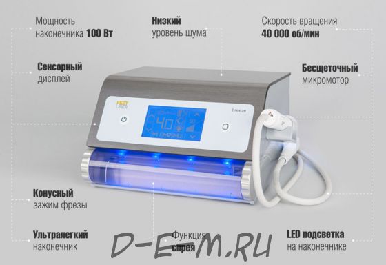 FeetLiner Breeze со спреем и подсветкой купить