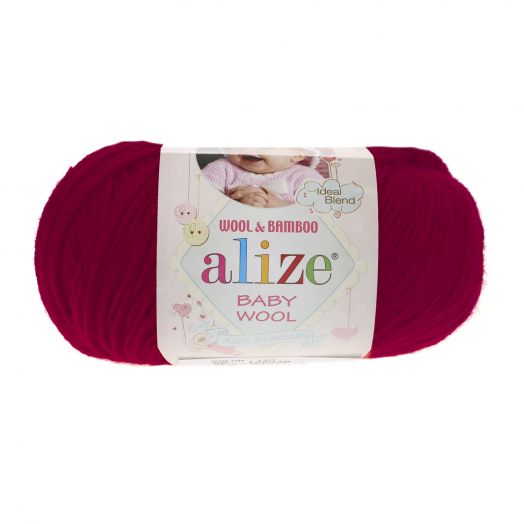 BABY WOOL (ALIZE) 390-вишня