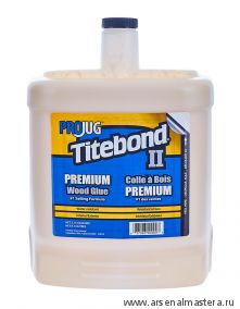 Клей столярный влагостойкий TITEBOND II Premium Wood Glue 50009 кремовый 8,14 л