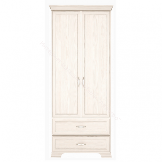 Шкаф для одежды с ящиками 2-дверный "Венеция" мод. 17