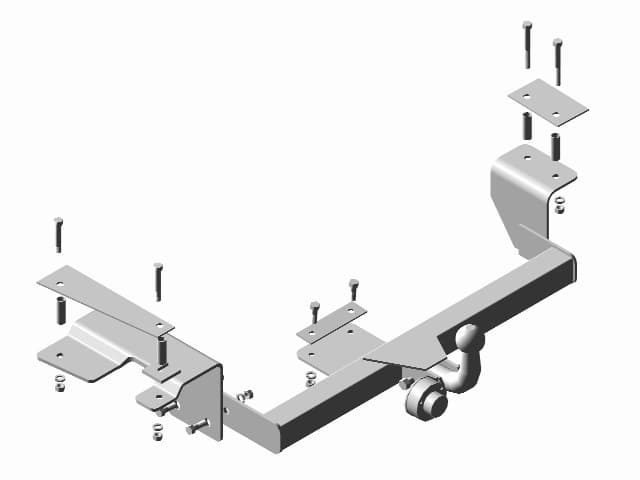 Фаркоп Трейлер ВАЗ 2172 Лада приора хэтчбек 2007-2012, ВАЗ 2112 2007