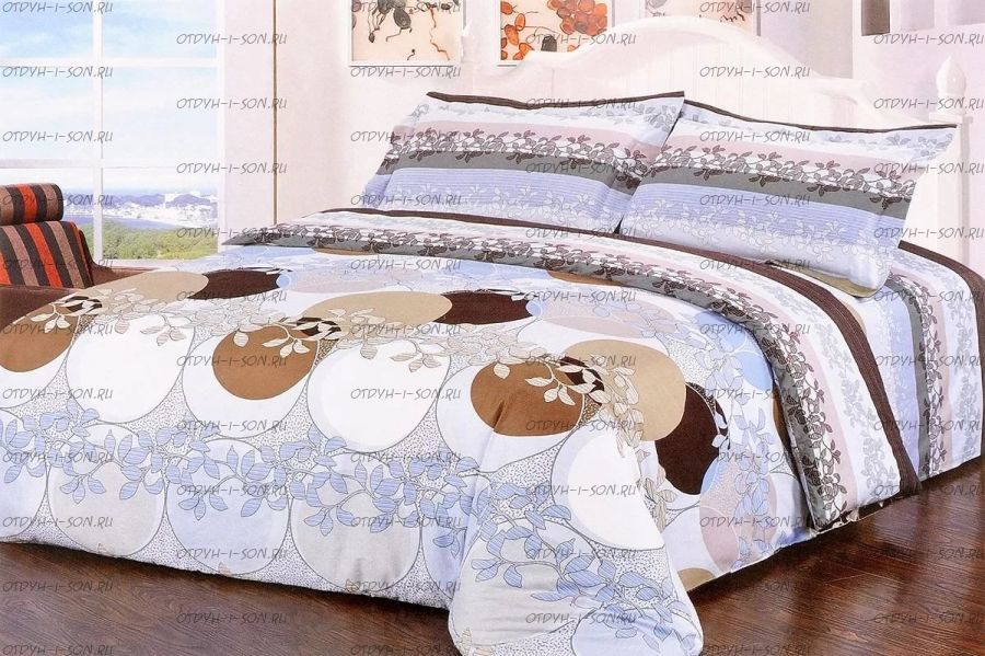Комплект постельного белья 2хспальное, цвет в ассортименте Байкал