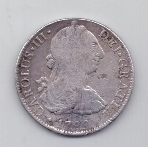 8 реалов 1788 года Мексика Испания