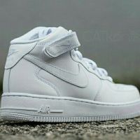 Nike Air Force 1 Mid White (GS)