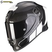 Шлем Scorpion EXO-R1 Air Carbon Air Corpus II, Черно-белый