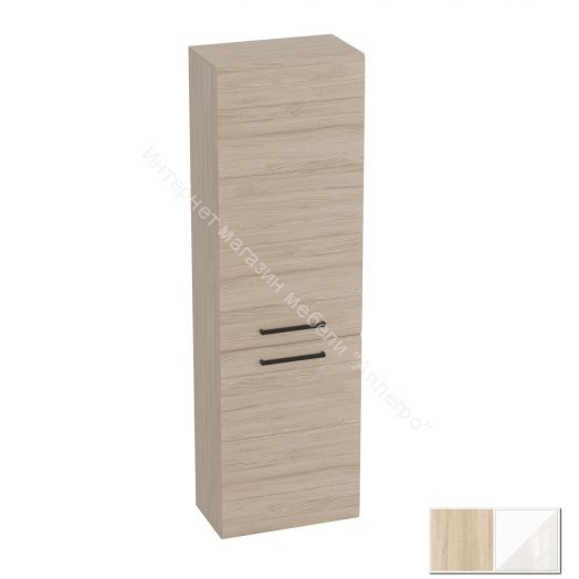 Шкаф "Кёльн" 1960 Белый Аляска/ Белый глянец, Дуб Сонома