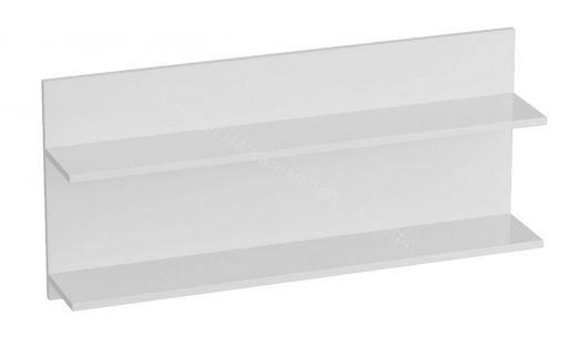 Полка «Кёльн» 980 Белый Аляска/ Белый глянец, Дуб Сонома