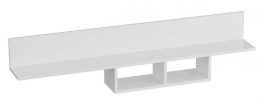 Полка «Кёльн» 1380 Белый Аляска/ Белый глянец, Дуб Сонома