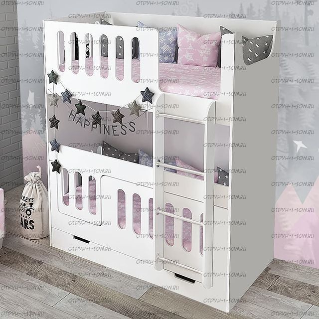 Кровать двухъярусная Сказка ДС-26