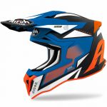 Airoh Strycker Axe Orange/Blue Matt шлем для мотокросса и эндуро