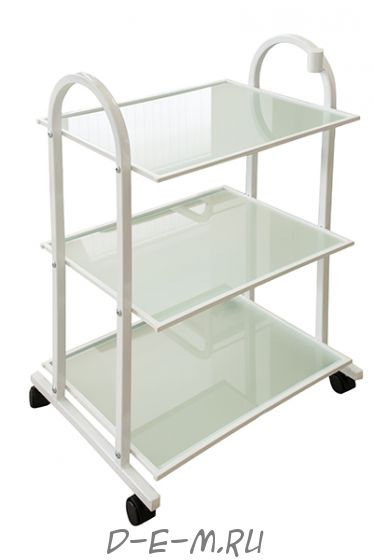 Столик косметолога СП мини стекло